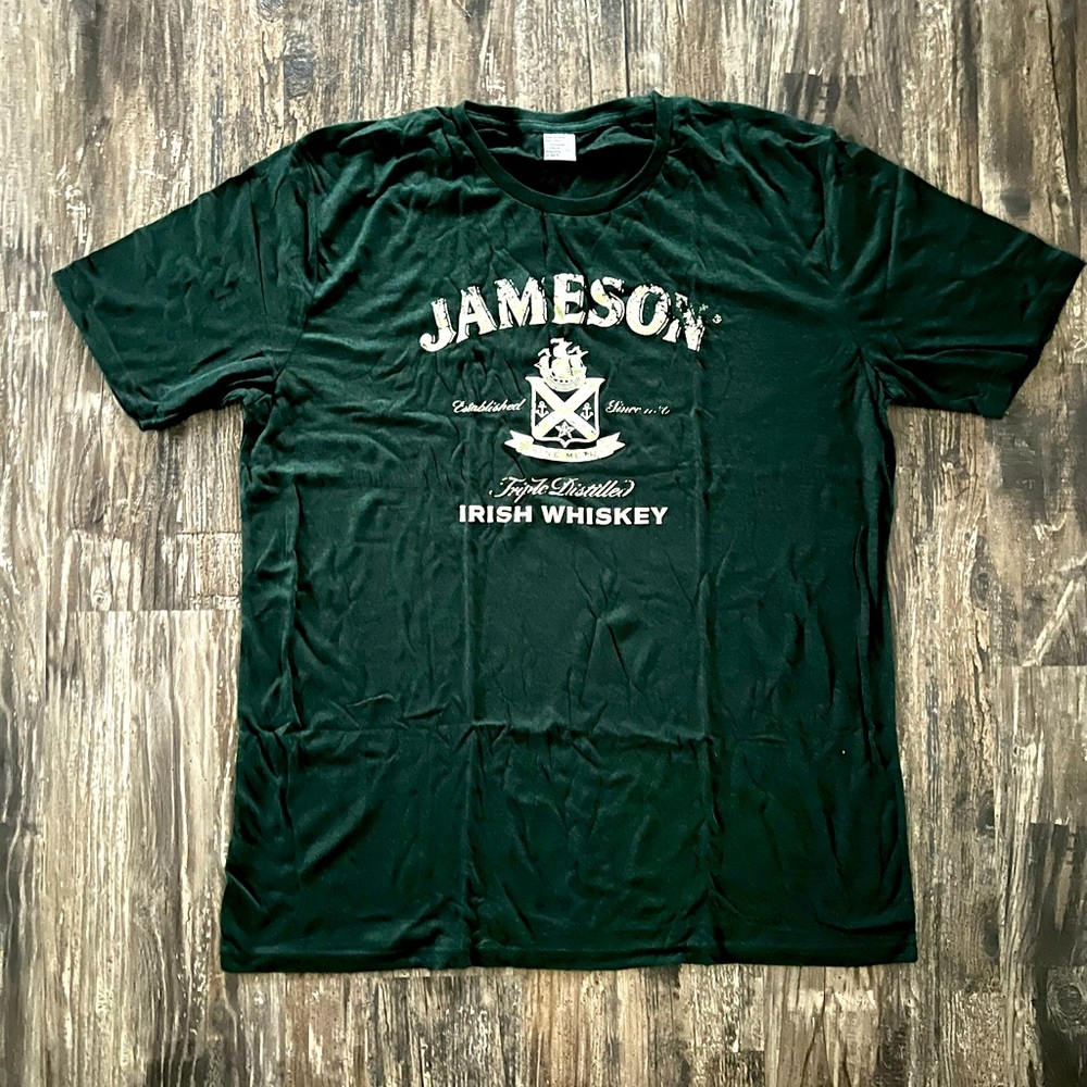 Brand new men’s 3XL Jameson Irish Whiskey green super soft tee shirt